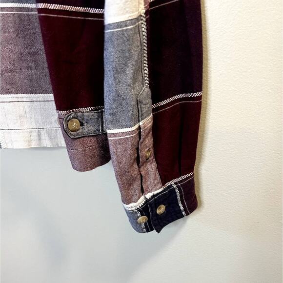 Fiorlini International, Plaid, Zip front shirt, collar, L - Picture 7 of 9